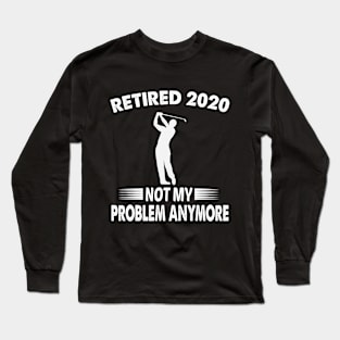 retired golf Long Sleeve T-Shirt